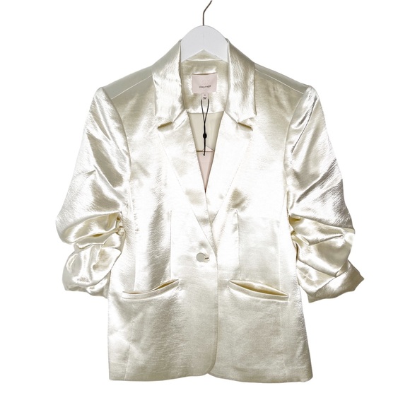 COPY - NWT Cinq a Sept Kylie Blazer in Ivory Size 4 - Picture 3 of 5